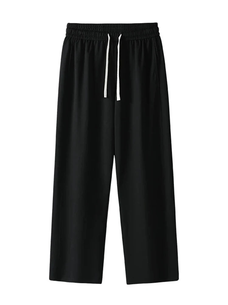 Uncuffed Baggy Pants