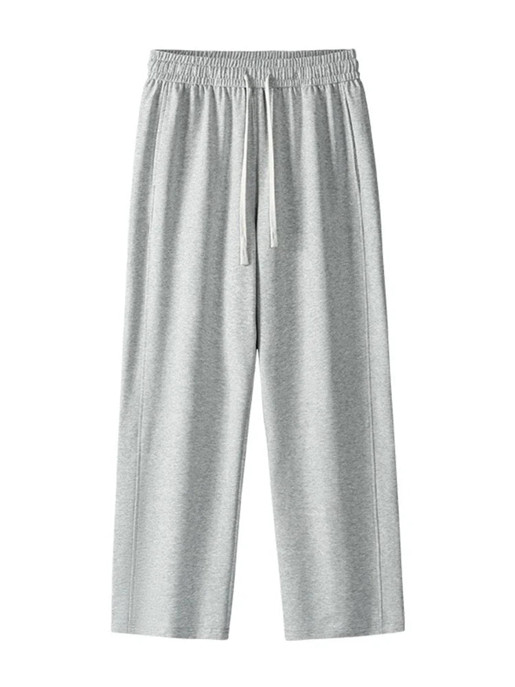 Uncuffed Baggy Pants