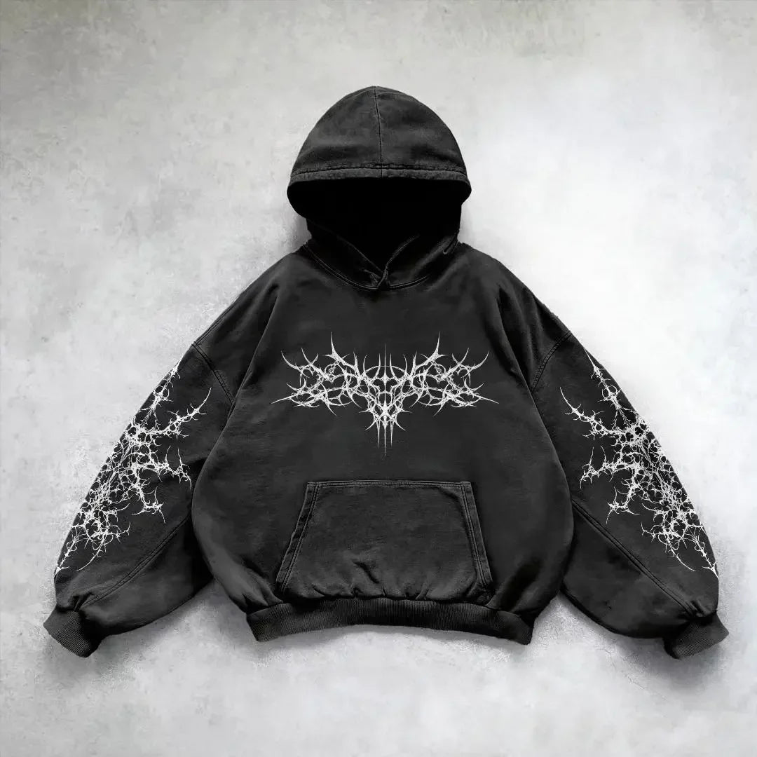 Y2k Gothic Hoodie V4