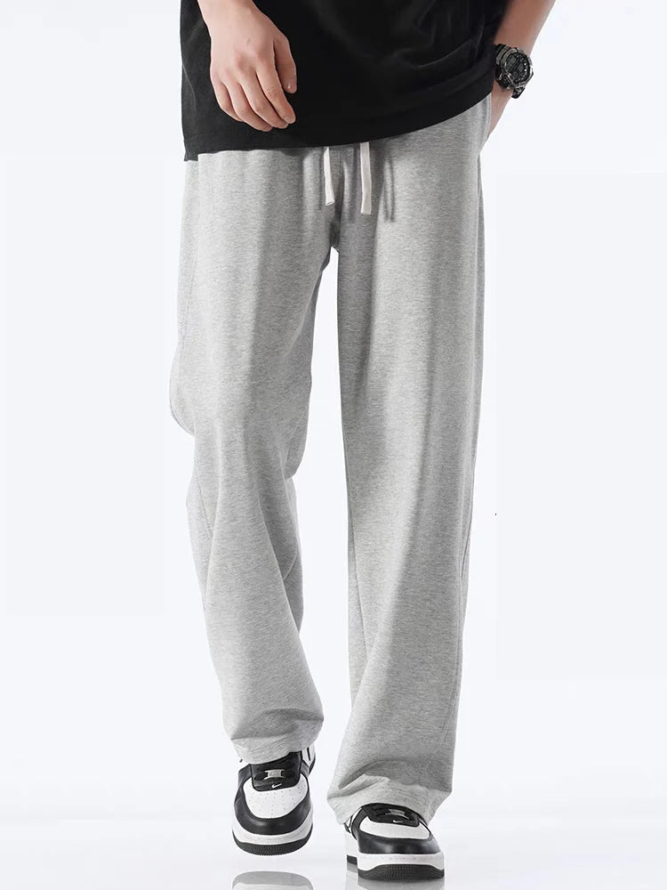 Uncuffed Baggy Pants