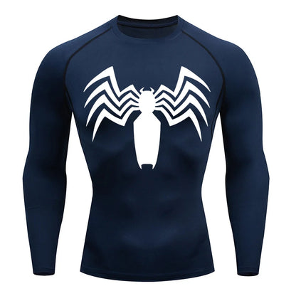 Symbiote SpiderMan Compression Shirt