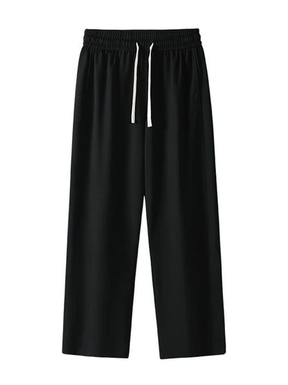 Uncuffed Baggy Pants