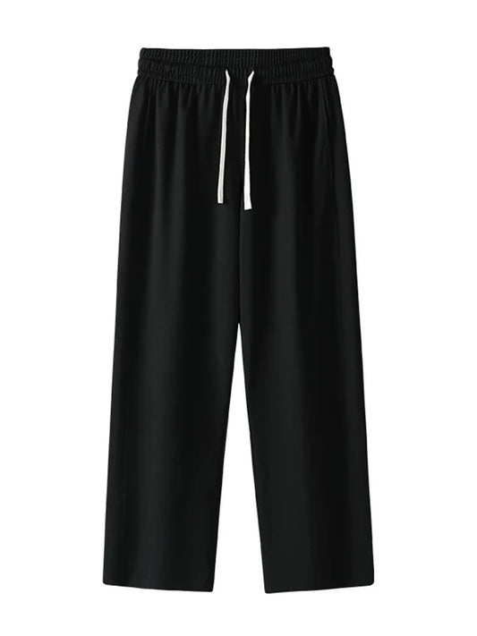 Uncuffed Baggy Pants