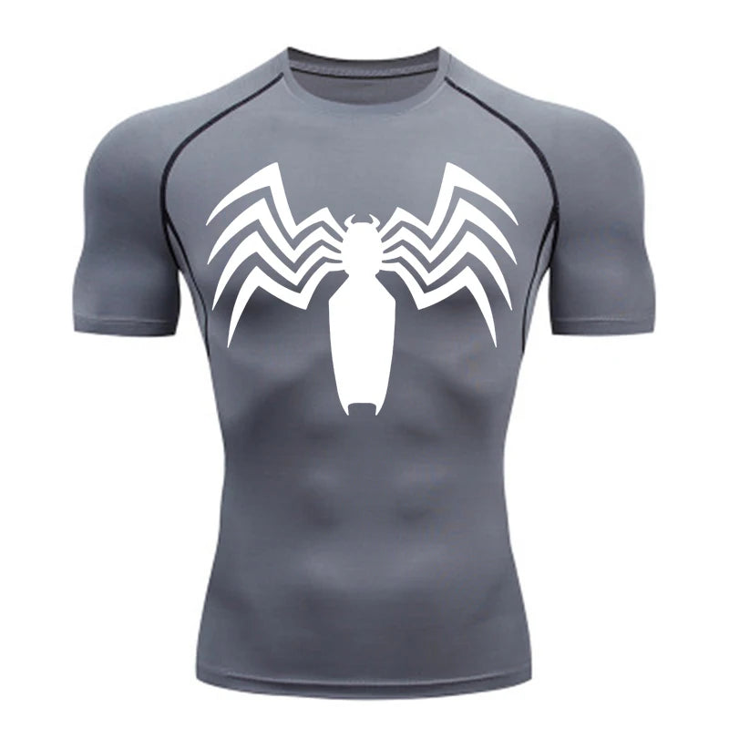 Symbiote SpiderMan Compression Shirt