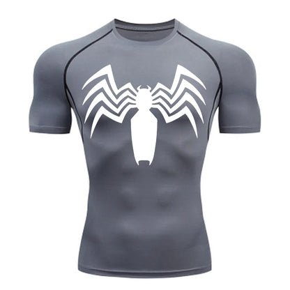 Symbiote SpiderMan Compression Shirt