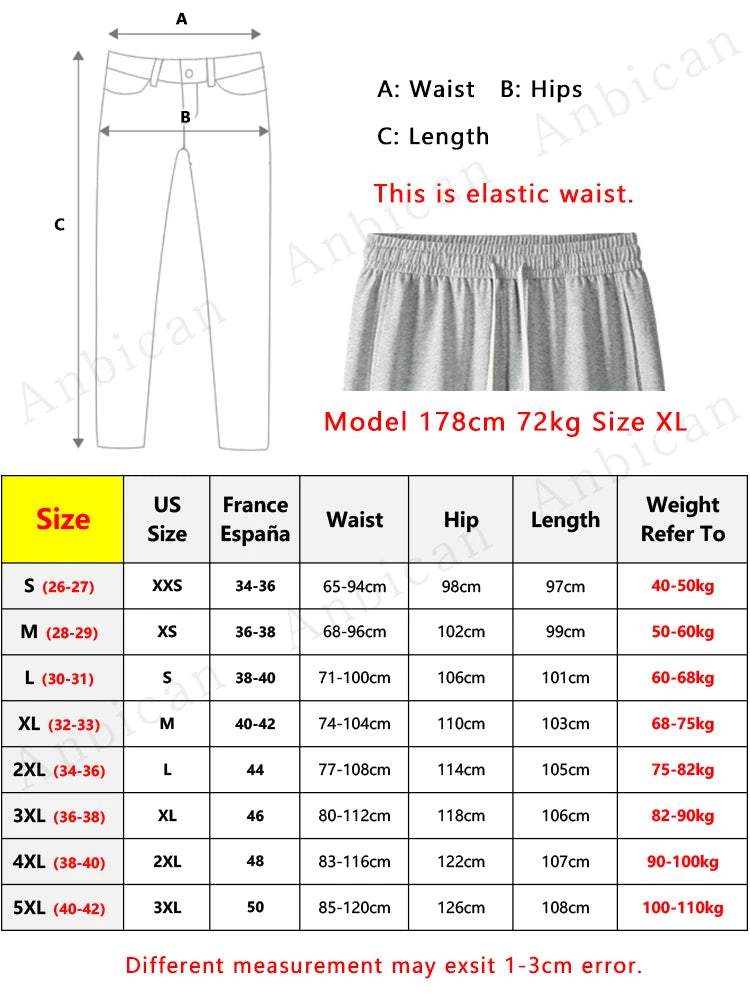 Uncuffed Baggy Pants