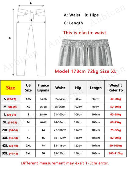 Uncuffed Baggy Pants