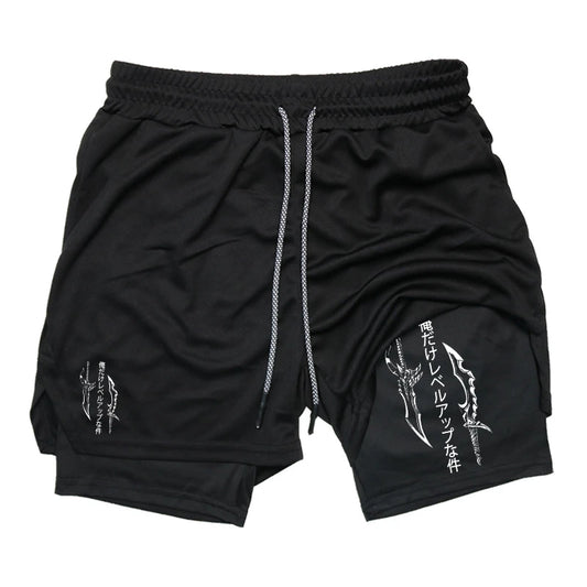Two Blades Compression Shorts