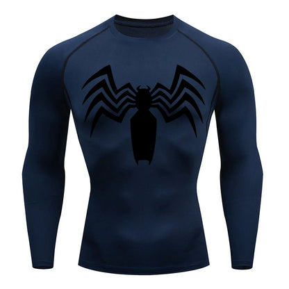 Symbiote SpiderMan Compression Shirt