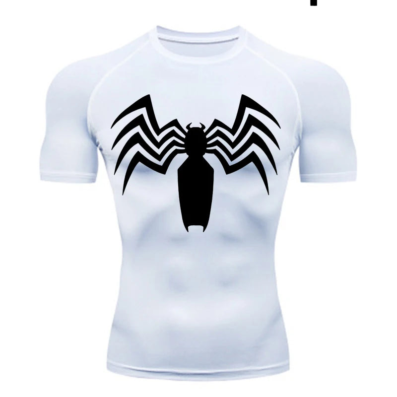 Symbiote SpiderMan Compression Shirt
