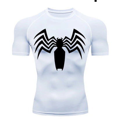 Symbiote SpiderMan Compression Shirt