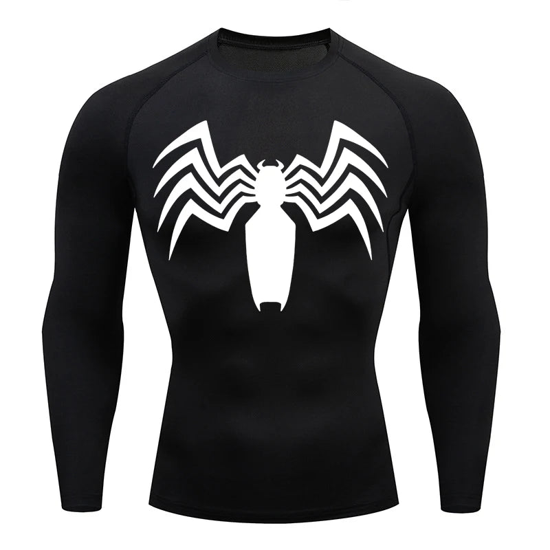 Symbiote SpiderMan Compression Shirt