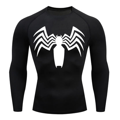Symbiote SpiderMan Compression Shirt