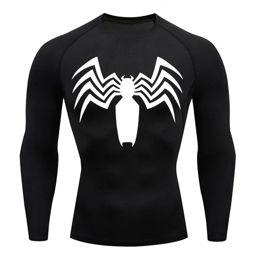 Symbiote SpiderMan Compression Shirt