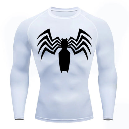 Symbiote SpiderMan Compression Shirt