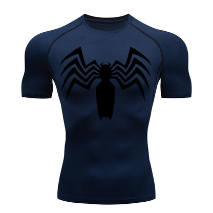 Symbiote SpiderMan Compression Shirt