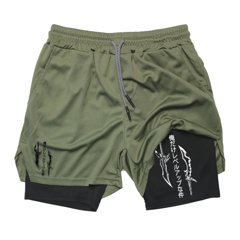 Two Blades Compression Shorts