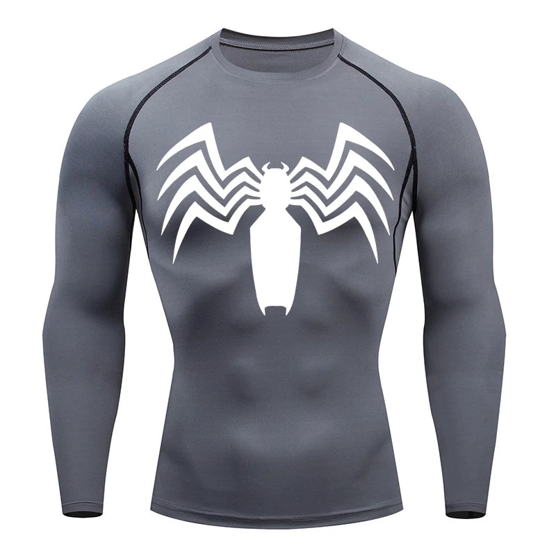 Symbiote SpiderMan Compression Shirt