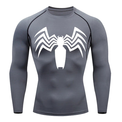 Symbiote SpiderMan Compression Shirt