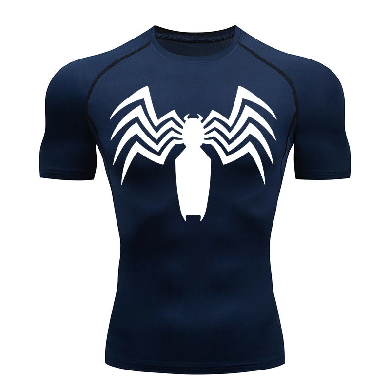 Symbiote SpiderMan Compression Shirt