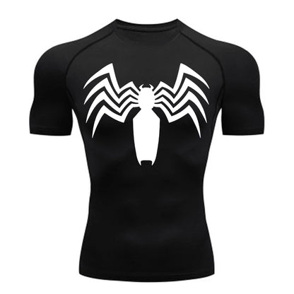 Symbiote SpiderMan Compression Shirt