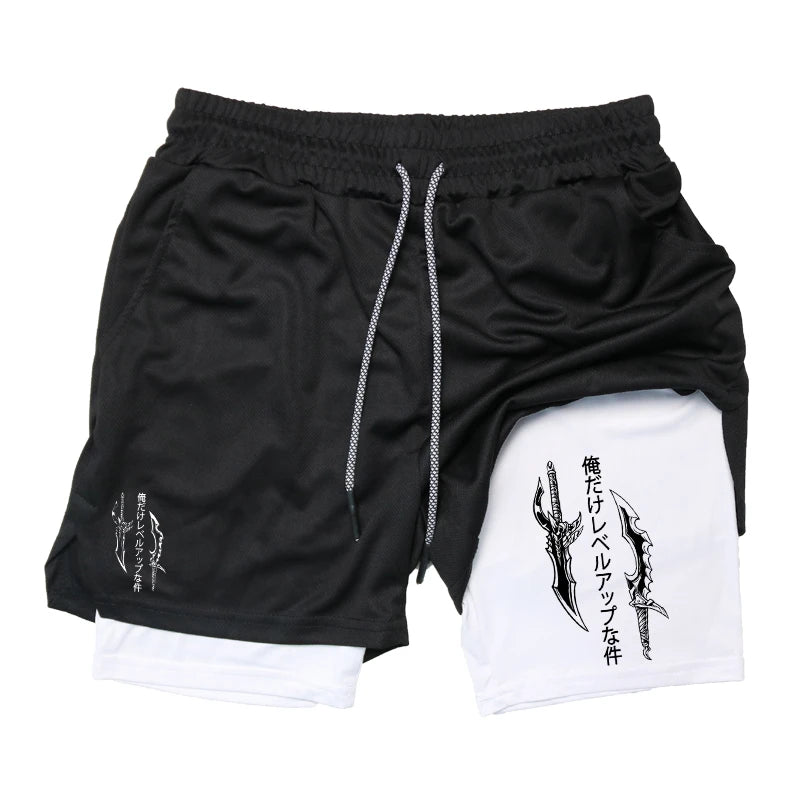 Two Blades Compression Shorts