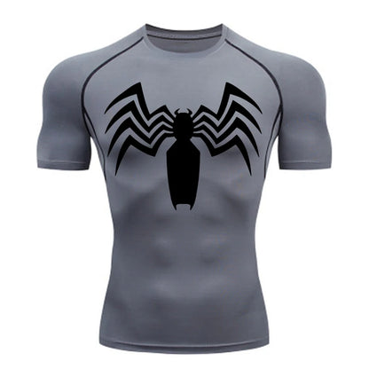 Symbiote SpiderMan Compression Shirt
