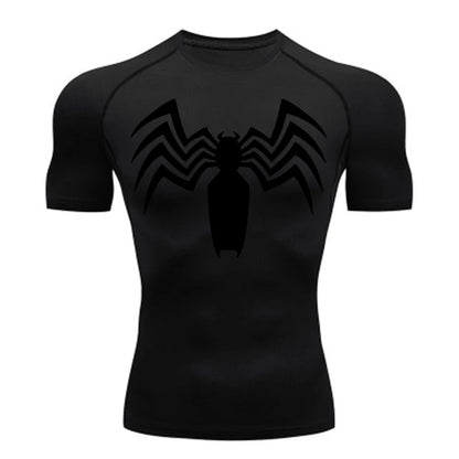 Symbiote SpiderMan Compression Shirt