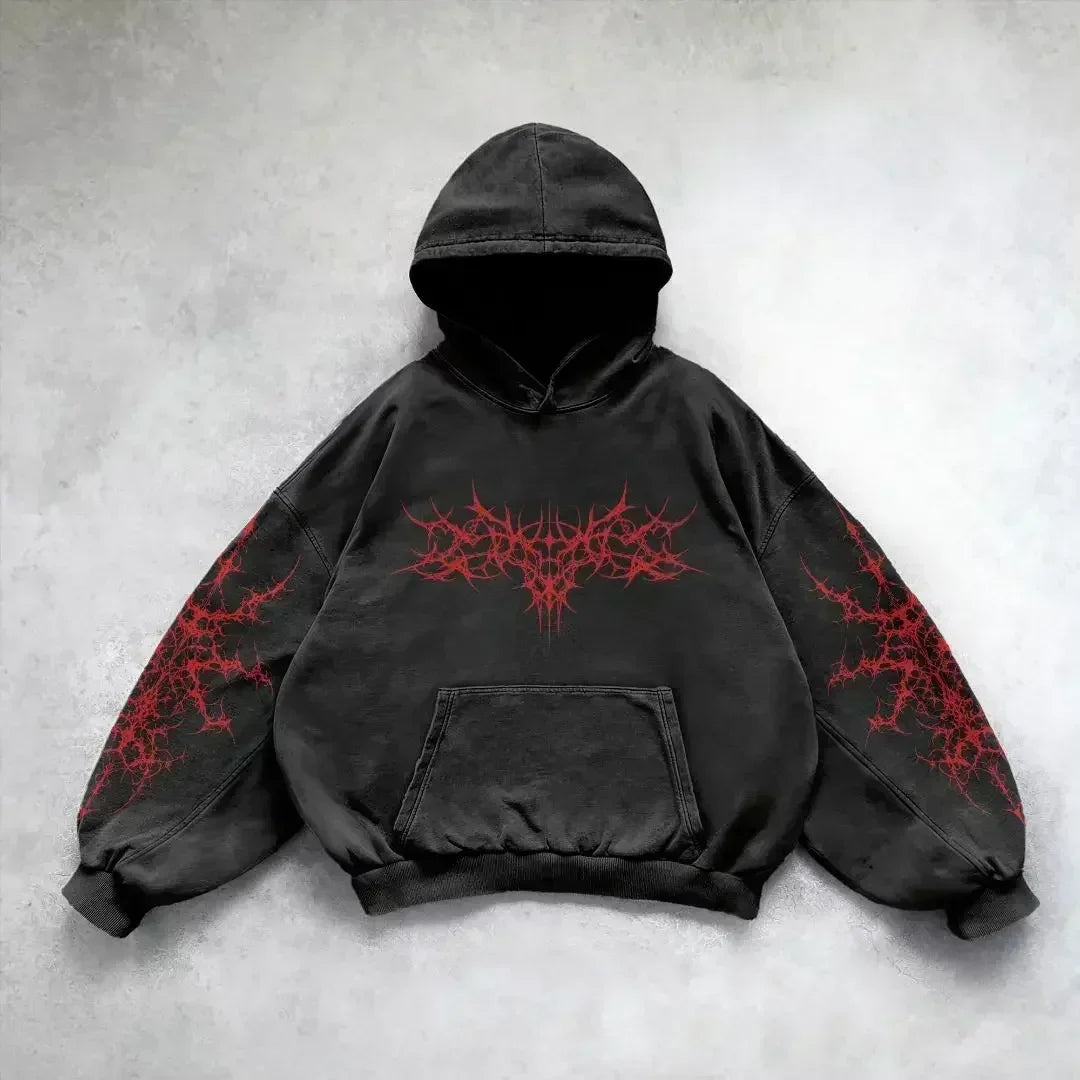 Y2k Gothic Hoodie V4
