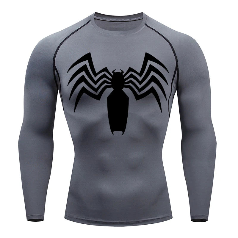 Symbiote SpiderMan Compression Shirt