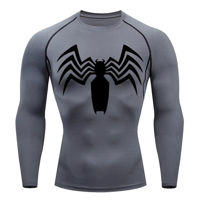 Symbiote SpiderMan Compression Shirt